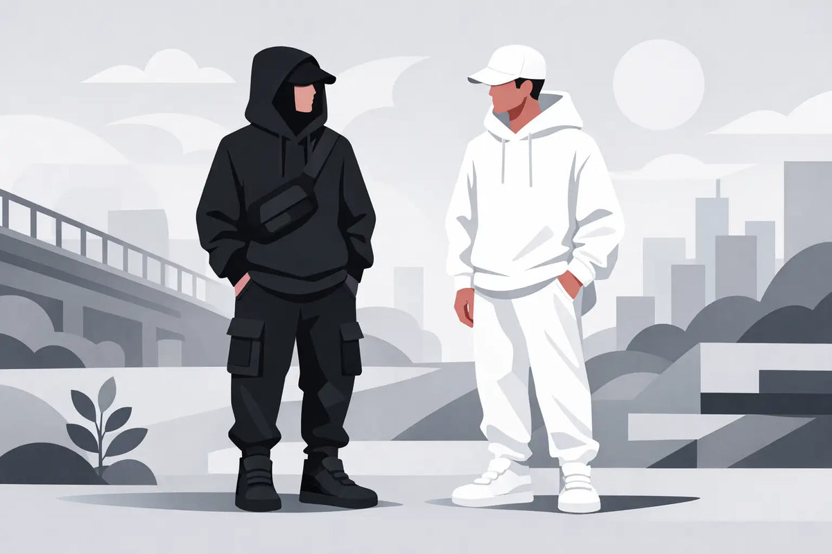 How to Wear Monochrome Streetwear Right