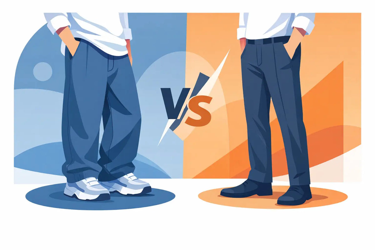 Oversized Pants Versus Straight Cut