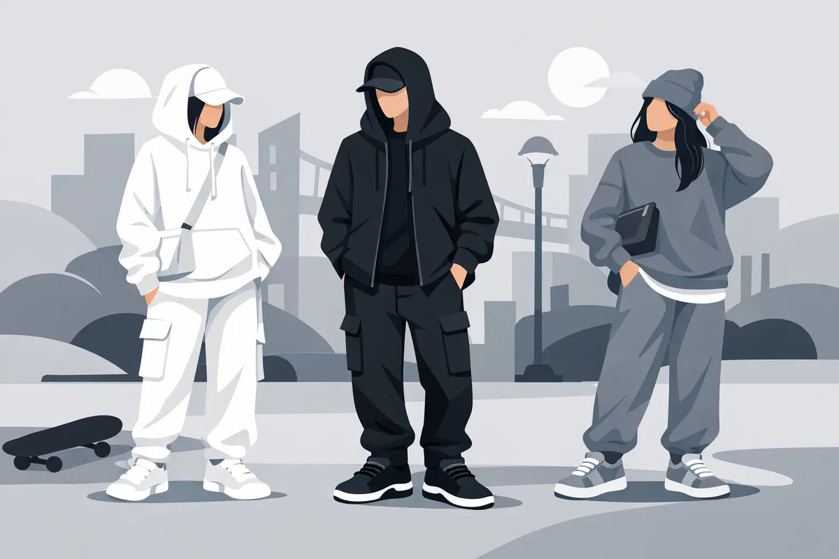 How to Style Monochrome Streetwear Outfits