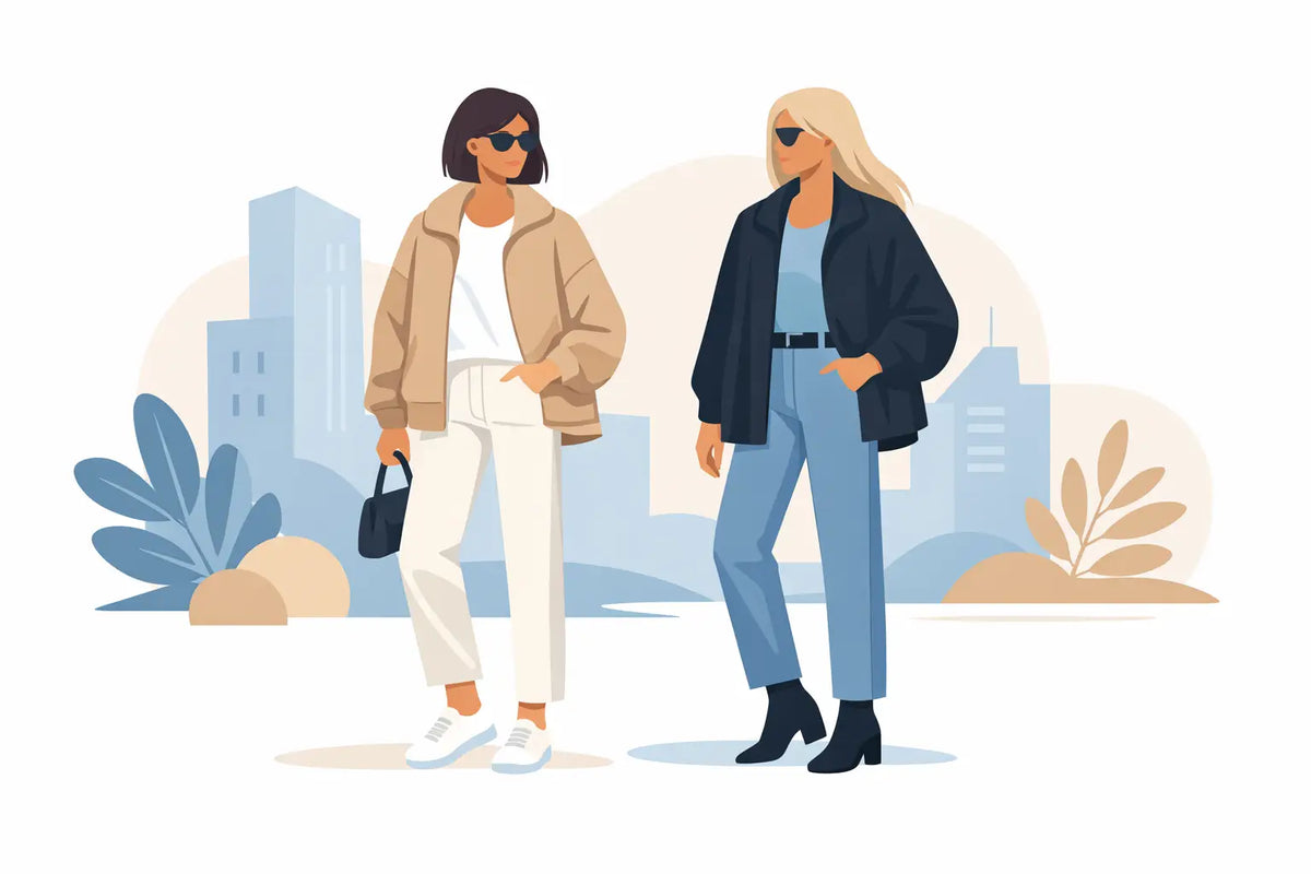 How to Style Oversized Jackets With Straight Pants