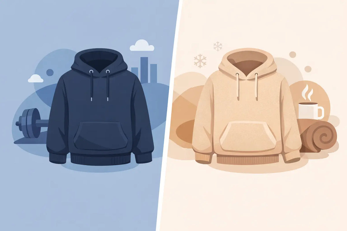 Heavyweight Hoodie vs Fleece Hoodie Explained