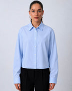 STRIPED SHIRT - SKY BLUE