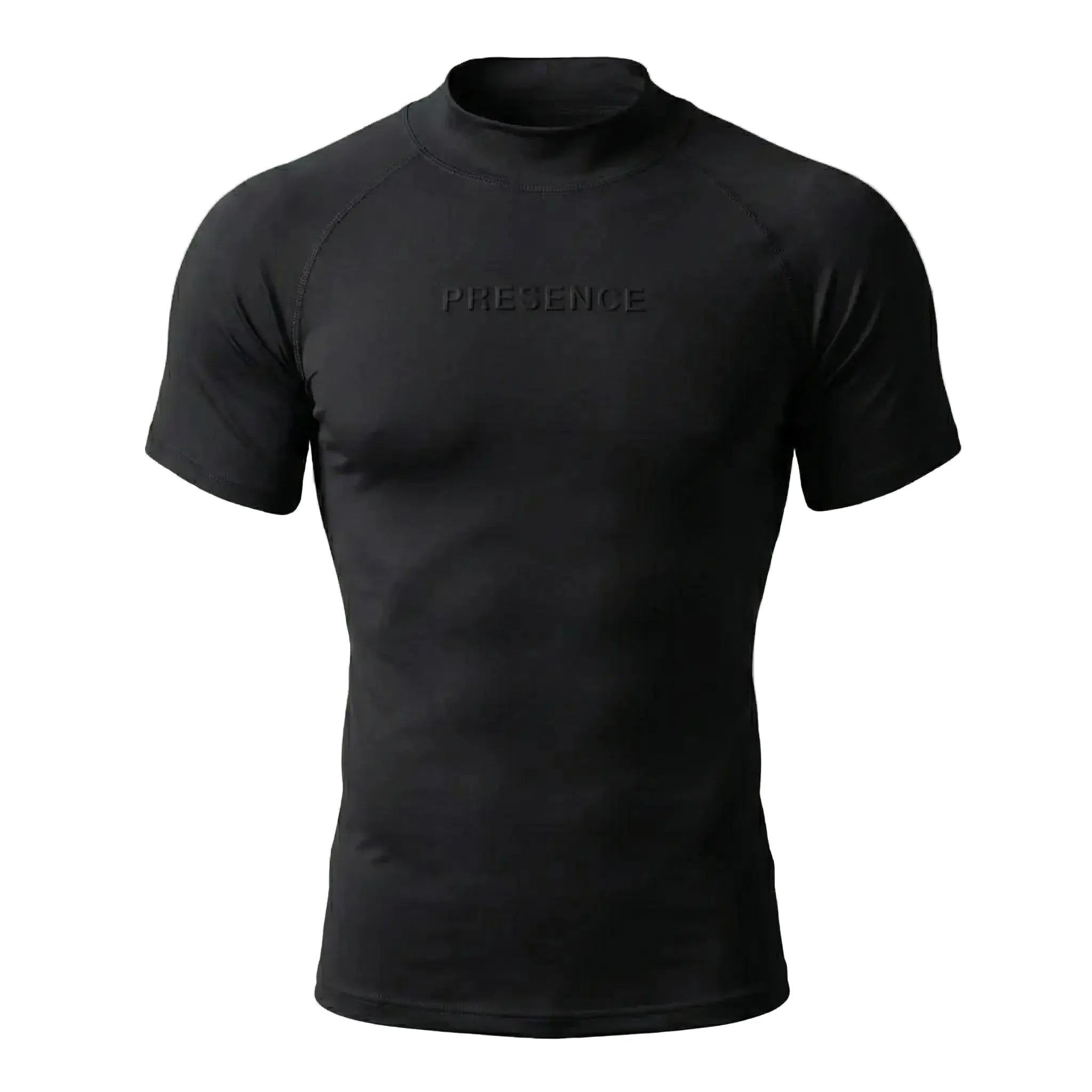THE COMPRESSION SHORT SLEEVE - HIGH-NECK