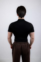 THE COMPRESSION SHORT SLEEVE - HIGH-NECK