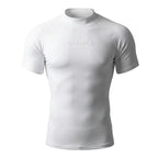 THE COMPRESSION SHORT SLEEVE - HIGH-NECK
