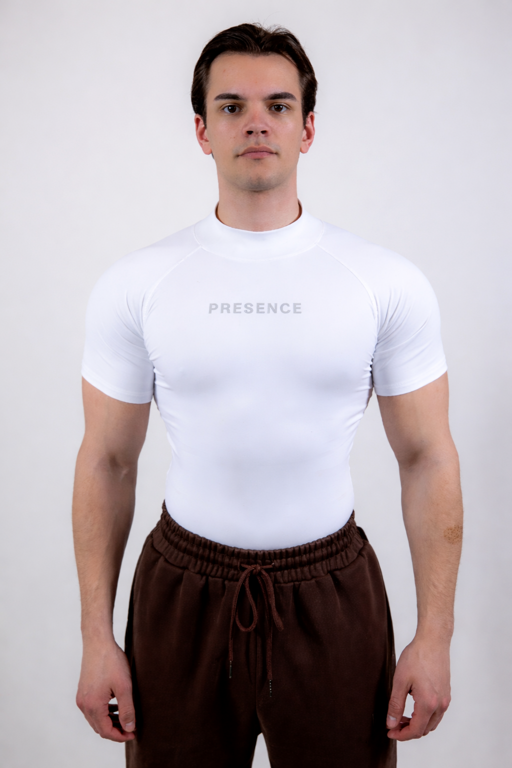 THE COMPRESSION SHORT SLEEVE - HIGH-NECK