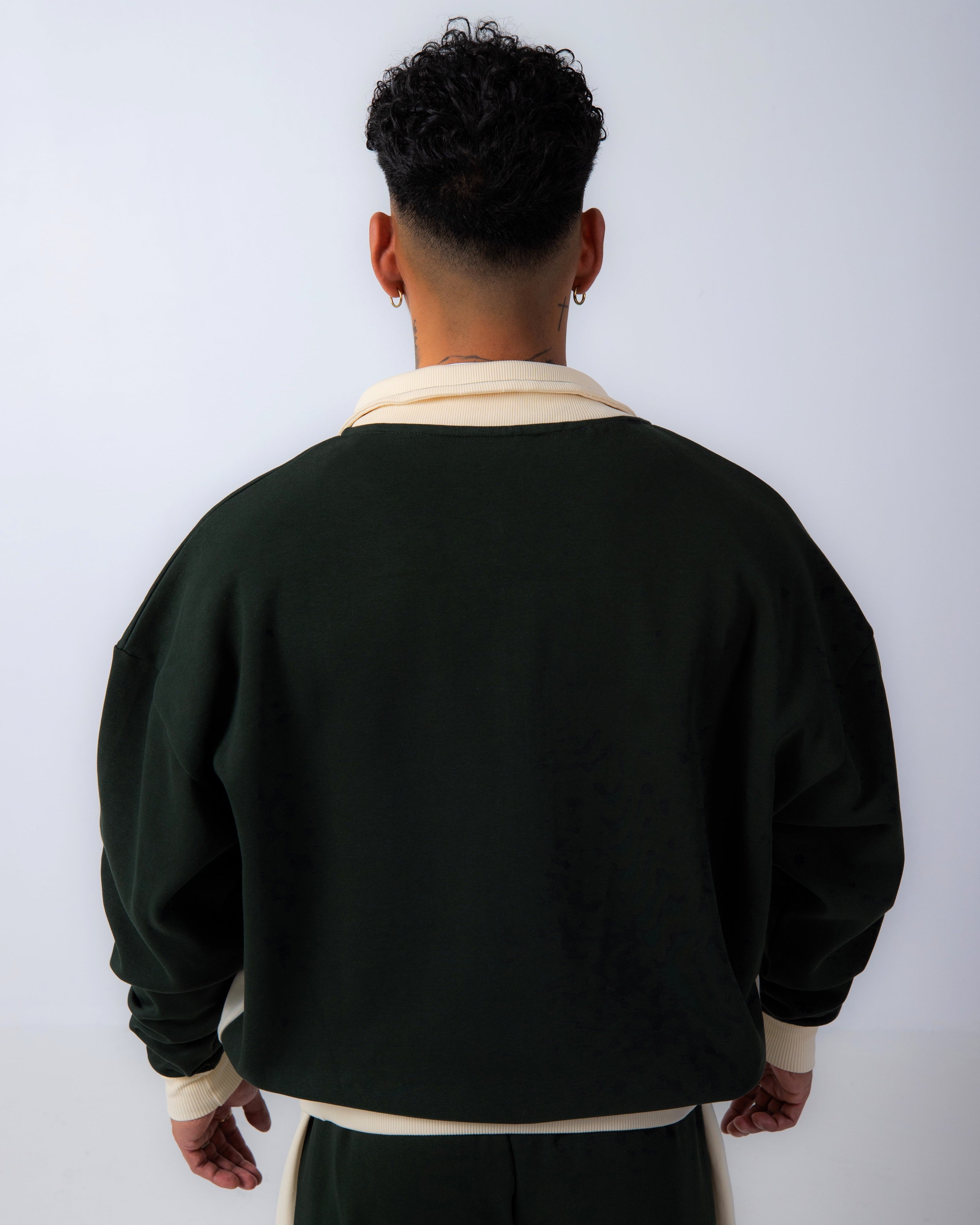 TRACK JACKET - FOREST GREEN